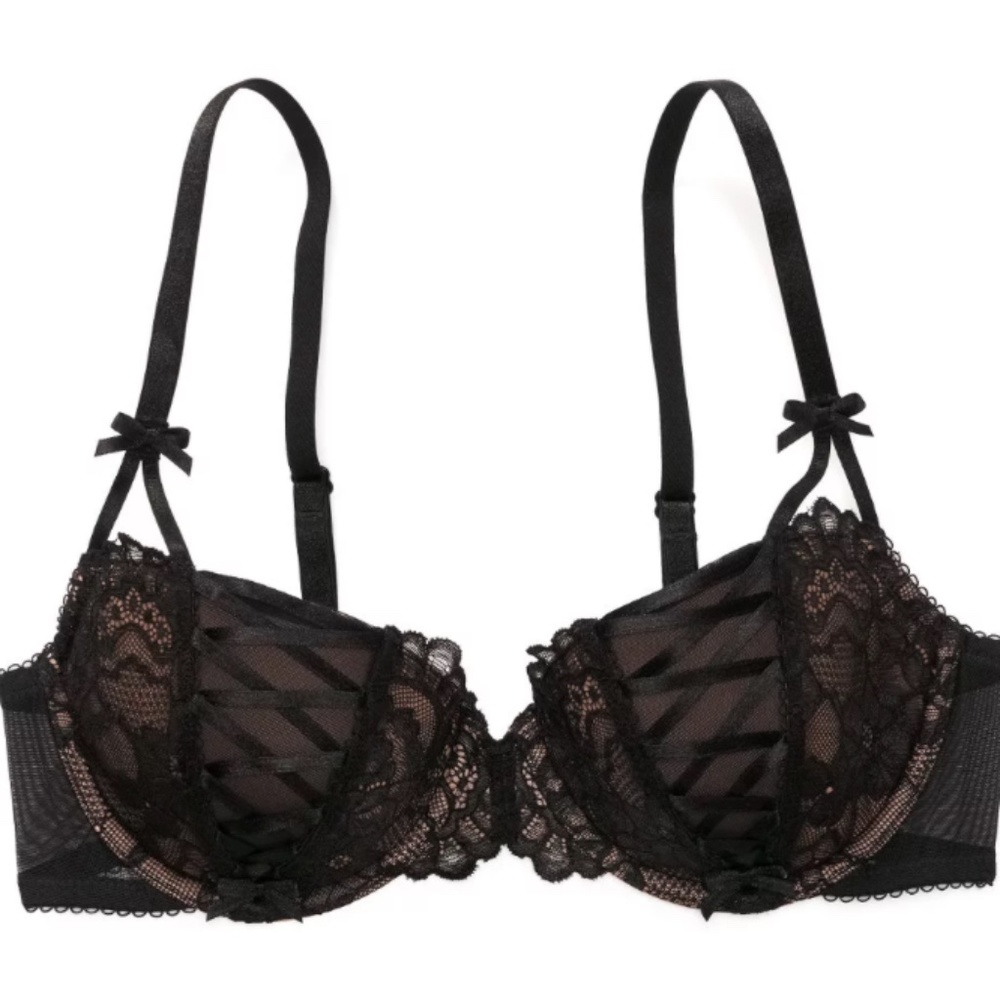Adore Me Black Lace Bra